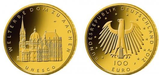 100 Euro 2012 Dom zu Aachen Gold 100 Euro 2012 Dom zu Aachen Gold