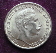 20 Mark Wilhelm II von Preussen Gold 20 Mark Wilhelm II von Preussen Gold