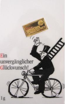 2,5 g Gold Goldbarren Glückwunsch 2,5 g Gold Goldbarren Glückwunsch