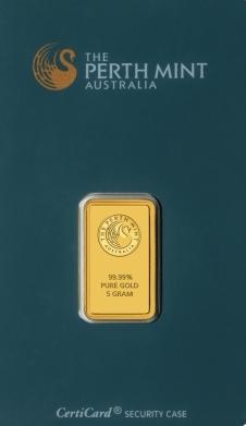 10 g Gold Goldbarren Perth Mint Känguru 10 g Gold Goldbarren Perth Mint Känguru