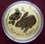 1/2 Unze Gold Australien Lunar II Hase 2011 1/2 Unze Gold Australien Lunar II Hase 2011
