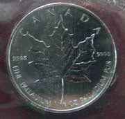 1 Unze Palladium Maple Leaf 1 Unze Palladium Maple Leaf