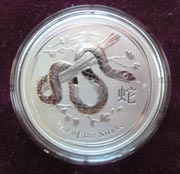 2 Oz Silber Australien Lunar II Schlange 2013 2 Oz Silber Australien Lunar II Schlange 2013